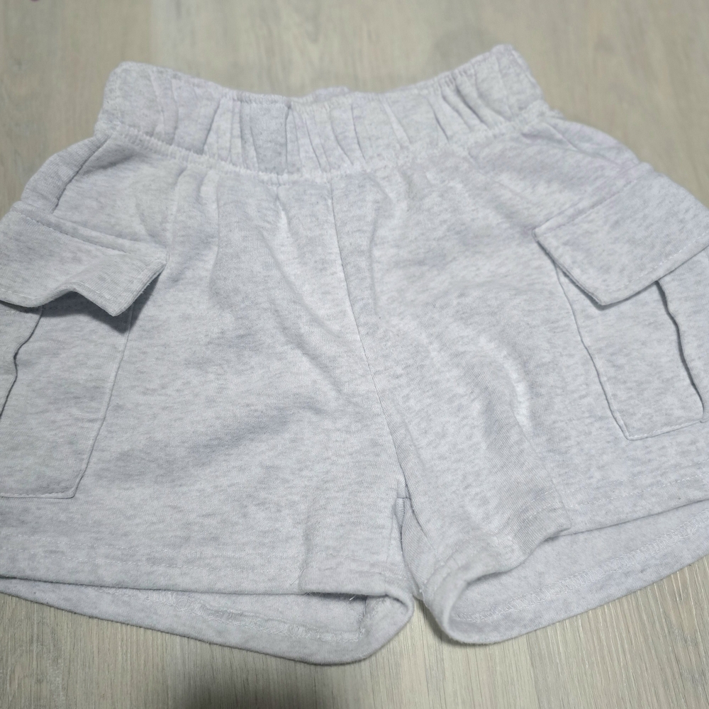 Gray Casual Shorts